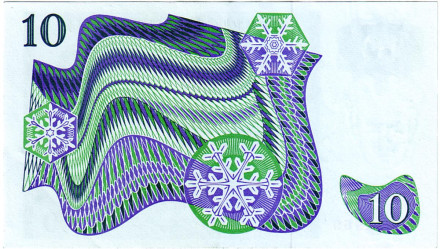 Банкнота 10 крон. 1990 год, Швеция.