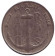 Монета 100 рейсов. 1938 год, Бразилия. Адмирал Маркус Тамандаре. Якорь. Монета 100 рейсов. 1938 год, Бразилия. Адмирал Маркус Тамандаре. Якорь.