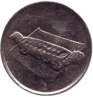 Монета 10 сен. 2008 год, Малайзия. Манкала. Монета 10 сен. 2008 год, Малайзия. Манкала.