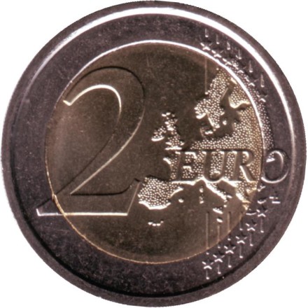 Монета 2 евро. 2012 год, Италия.