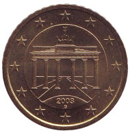 Монета 50 центов. 2003 год (G), Германия. Монета 50 центов. 2003 год (G), Германия.
