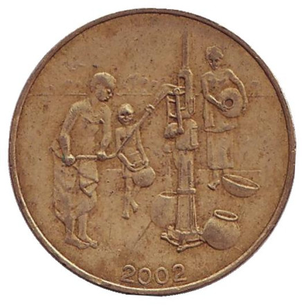 Монета 10 франков. 2002 год, Западные Африканские Штаты.