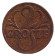 Монета 2 гроша. 1923 год, Польша. Монета 2 гроша. 1923 год, Польша.