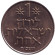 Монета 1 лира. 1968 год, Израиль. (XF-UNC).