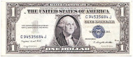 Банкнота 1 доллар. 1935 год, США. (Серия "G") Банкнота 1 доллар. 1935 год, США. (Серия "G")