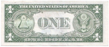 Банкнота 1 доллар. 1935 год, США. (Серия "G") Банкнота 1 доллар. 1935 год, США. (Серия "G")