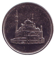 Монета 10 пиастров. 2008 год, Египет. Мечеть Мухаммеда Али. Монета 10 пиастров. 2008 год, Египет. Мечеть Мухаммеда Али.