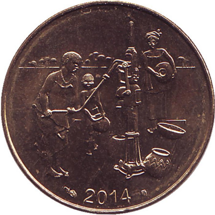 Монета 10 франков. 2014 год, Западные Африканские Штаты.