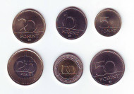 Набор монет Венгрии (6 шт.). 2012 год, Венгрия.