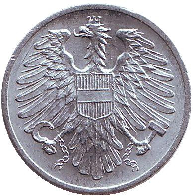 Монета 2 гроша. 1962 год, Австрия. Монета 2 гроша. 1962 год, Австрия.