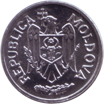 Монета 5 бани. 2021 год, Молдавия.