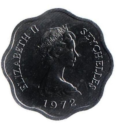 Монета 5 центов. 1972 год, Сейшельские острова. ФАО.