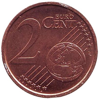 Монета 2 цента, 2006 год, Сан-Марино.