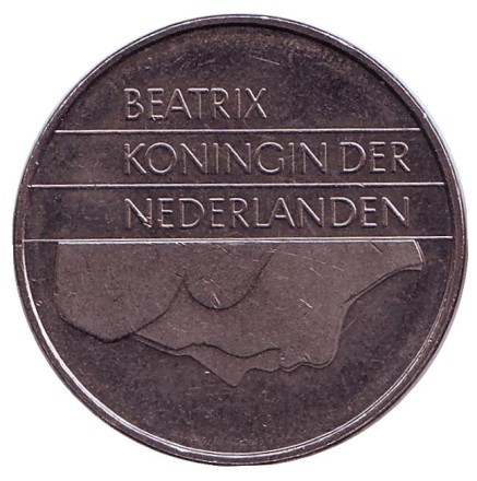Монета 2,5 гульдена. 1983 год, Нидерланды. Монета 2,5 гульдена. 1983 год, Нидерланды.