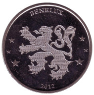 Жетон сувенирный, 2012 год, Бенилюкс.