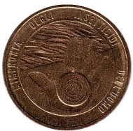 Монета 20 лир. 1977 год, Сан-Марино. Монета 20 лир. 1977 год, Сан-Марино.