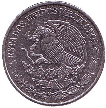 Монета 50 сентаво. 2012 год, Мексика. Монета 50 сентаво. 2012 год, Мексика.