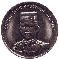 Монета 20 сен. 2009 год, Бруней. Султан Хассанал Болкиах. Монета 20 сен. 2009 год, Бруней. Султан Хассанал Болкиах.