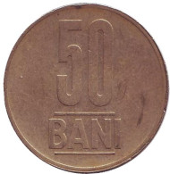 Монета 50 бани. 2012 год, Румыния. Монета 50 бани. 2012 год, Румыния.