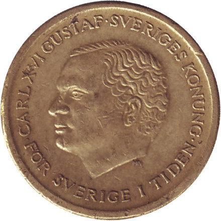 Монета 10 крон. 1997 год, Швеция. Монета 10 крон. 1997 год, Швеция.