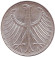Монета 5 марок. 1971 год (D), ФРГ.