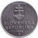 Монета 20 геллеров. 1998 год, Словакия. Пик Кривань Высоких Татр.