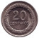 Монета 20 сентаво. 1968 год, Колумбия. Монета 20 сентаво. 1968 год, Колумбия.
