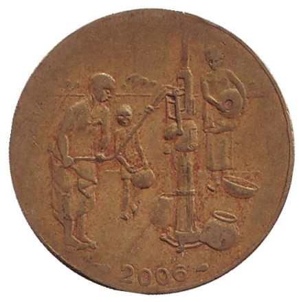 Монета 10 франков. 2006 год, Западные Африканские Штаты.