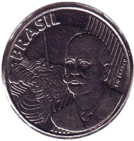 Монета 50 сентаво. 2008 год, Бразилия. Хосе Паранхос. Монета 50 сентаво. 2008 год, Бразилия. Хосе Паранхос.