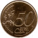 Монета 50 центов. 2023 год, Испания. Монета 50 центов. 2023 год, Испания.