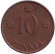 Монета 10 пенни. 1929 год, Финляндия. Монета 10 пенни. 1929 год, Финляндия.
