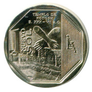 Монета 1 соль. 2013 год, Перу. Котош. Монета 1 соль. 2013 год, Перу. Котош.