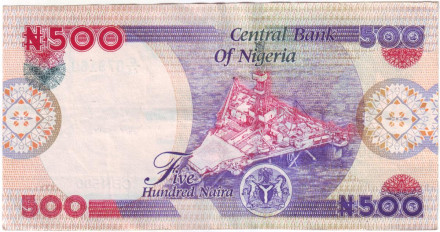 Банкнота 500 найра. 2017 год, Нигерия.