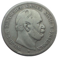 Монета 2 марки. 1876 год (B), Германская империя. Пруссия. Монета 2 марки. 1876 год (B), Германская империя. Пруссия.