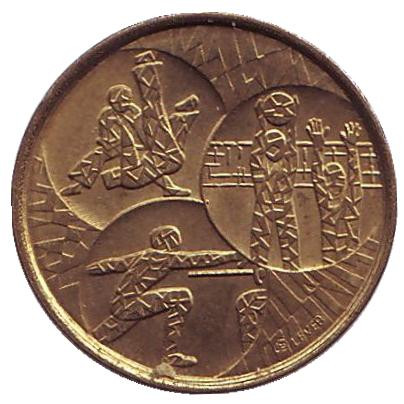 Олимпийский комитет Бельгии. Памятный жетон, 1978 год, Бельгия.