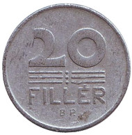 Монета 20 филлеров. 1953 год, Венгрия. Монета 20 филлеров. 1953 год, Венгрия.