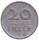 Монета 20 филлеров. 1953 год, Венгрия.