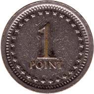 Жетон казино. 1 point. Австрия. Жетон казино. 1 point. Австрия.