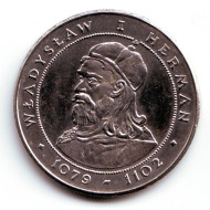 Монета 50 злотых, 1981 год, Польша. Владислав I Герма. Монета 50 злотых, 1981 год, Польша. Владислав I Герма.