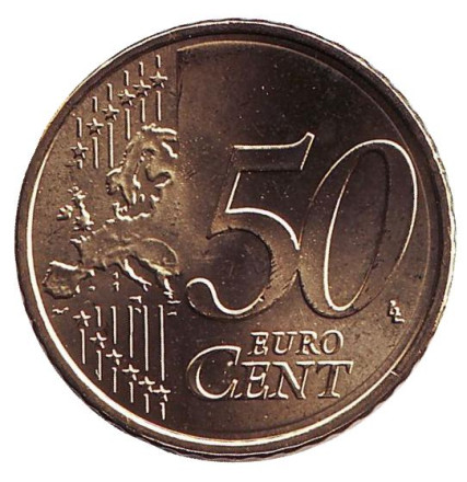 Монета 50 центов. 2019 год, Испания.