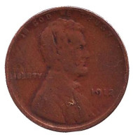 Монета 1 цент. 1912 год (P), США. Линкольн.