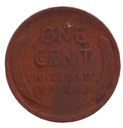 Монета 1 цент. 1912 год (P), США. Линкольн.