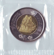 Монета 2 доллара. 2012 год, Канада. Фрегат Шэннон. (в запайке!)