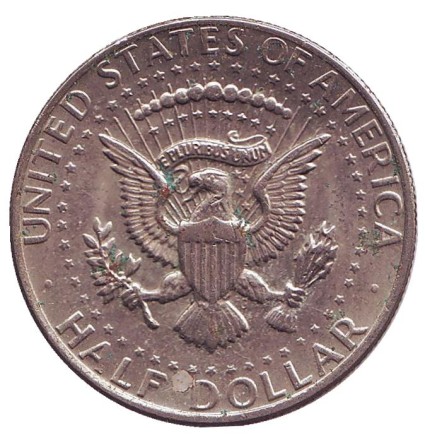 Монета 50 центов. 1977 год (D), США. Джон Кеннеди. Монета 50 центов. 1977 год (D), США. Джон Кеннеди.