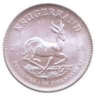 Монета 1 крюгерранд. 2018 год, ЮАР. Антилопа. Монета 1 крюгерранд. 2018 год, ЮАР. Антилопа.