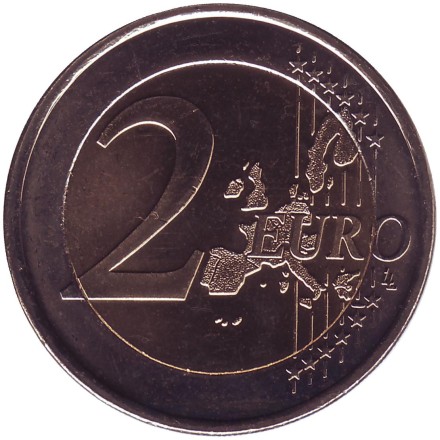 Монета 2 евро. 2006 год, Нидерланды. Монета 2 евро. 2006 год, Нидерланды.