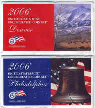 Годовой набор разменных монет США 2006 года (монетные дворы D и P). Годовой набор разменных монет США 2006 года (монетные дворы D и P).