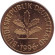 Монета 5 пфеннигов. 1996 год (A), ФРГ. Дубовые листья. Монета 5 пфеннигов. 1996 год (A), ФРГ. Дубовые листья.