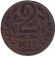 Монета 2 геллера. 1917 год, Австро-Венгерская империя. Австрийский тип. Монета 2 геллера. 1917 год, Австро-Венгерская империя. Австрийский тип.