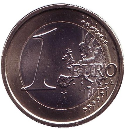 Монета 1 евро. 2018 год, Сан-Марино.